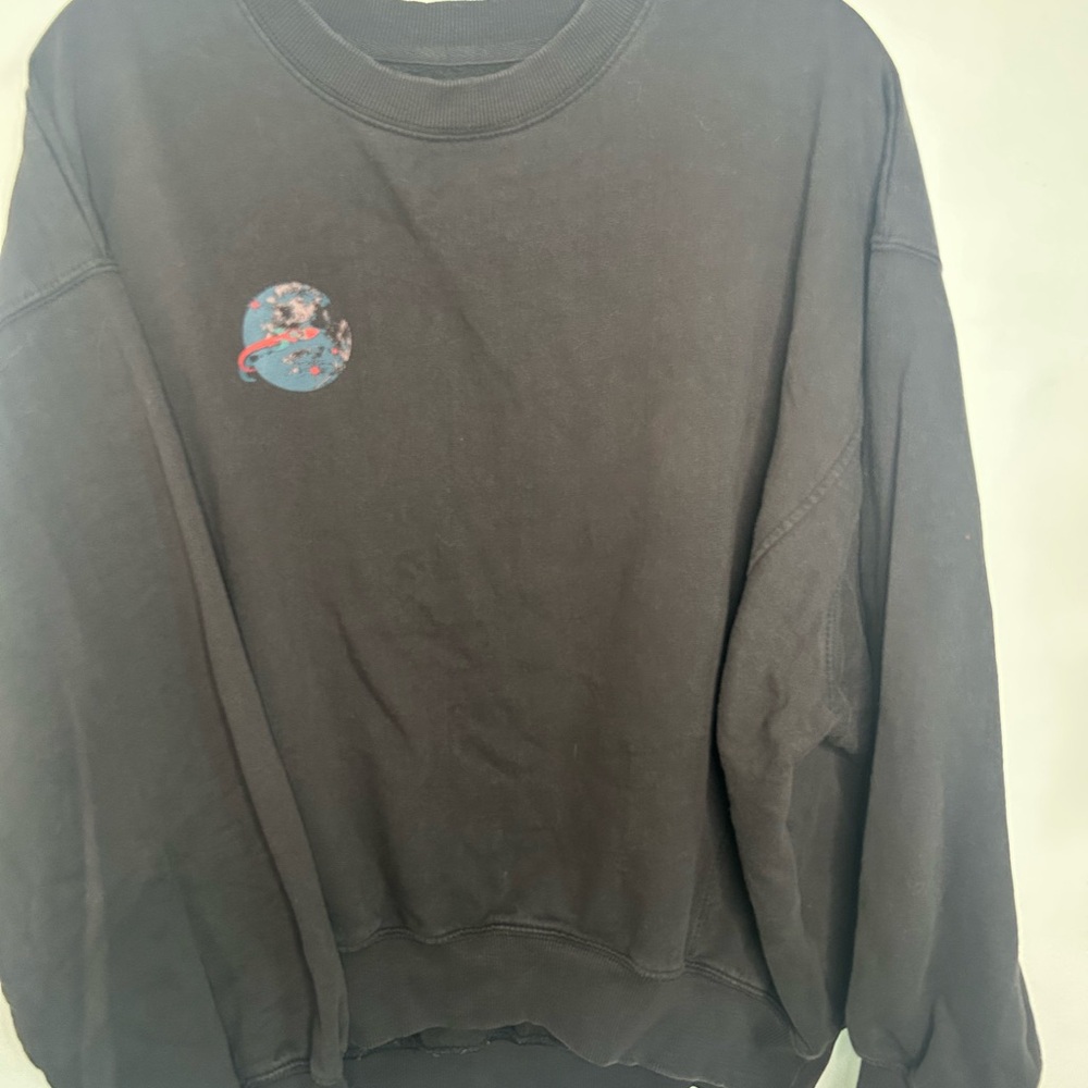 Urban Outfitters Black Crewneck Sweater with Graphic